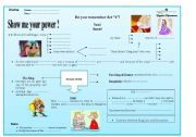 English Worksheet: King Lear Summary chart