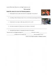 English Worksheet: Notting Hill Carnival, London 