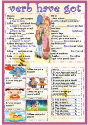 English Worksheet: have got