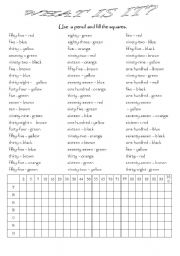 English Worksheet: numbers 