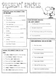 English Worksheet: Present Simple