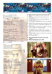 English Worksheet: Coldplay - Paradise song worksheet