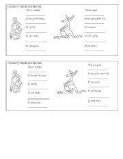 English worksheet: Animals