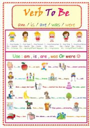 English Worksheet: Verb To Be..