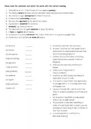 English worksheet: vocabpool