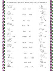 English Worksheet: Irregular verbs 2