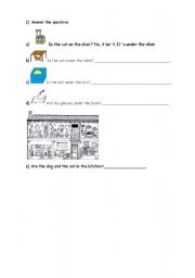 English worksheet: Prepositions