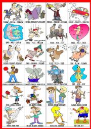 English Worksheet: LIST OF IRREGULAR VERBS 2/5