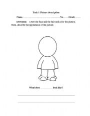 English Worksheet: Describing appearnce