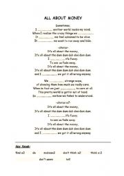 English Worksheet: Song 