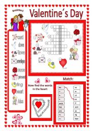 English Worksheet: Valentines Day