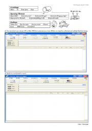 English Worksheet: informal e-mail