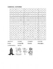 English Worksheet: CARNIVAL