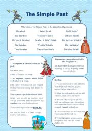 English Worksheet: The Simple Past