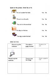 English worksheet: House