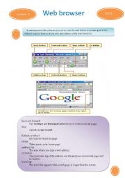 English Worksheet: Browser