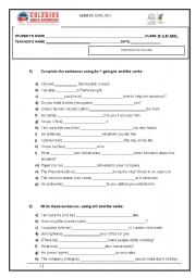 English Worksheet: Future and Comparatives