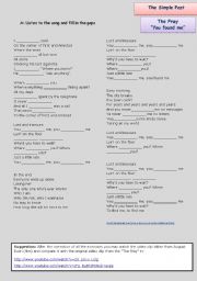 English Worksheet: You found me - listening and reading exercises
