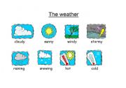 English worksheet: Weather