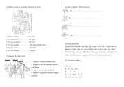 English worksheet: Revision/ test