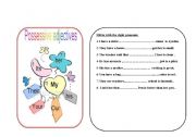 English Worksheet: possessive adjectives