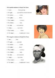 English Worksheet: Simple Past Tense