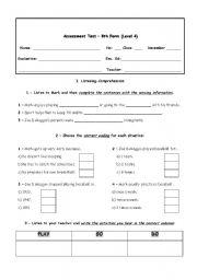 English Worksheet: Sport