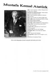 English worksheet: Mustafa Kemal Atatrk