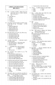 English Worksheet: grammar
