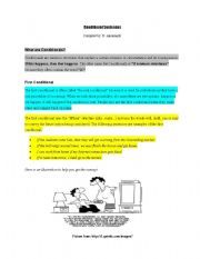 English worksheet: Conditional Sentence (1 of 4 parts)