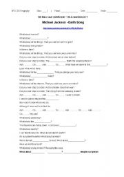 English Worksheet: tropical rainforests