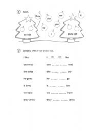 English Worksheet: present indefenit