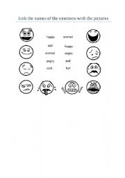 Emotions worksheets