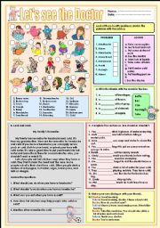 Lets see the doctor (EDIT WORKSHEET)