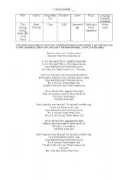 English Worksheet: The Shoop Shoop Song