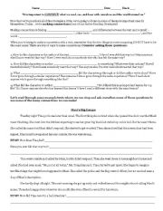 English Worksheet: Making Connections