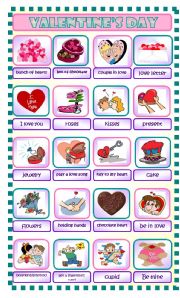 English Worksheet: Valentines Day