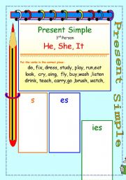 English Worksheet: PRESENT SIMPLE