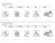 English worksheet: word bank  countru mouse