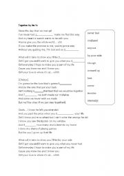 English Worksheet: Together by Ne-yo Song worksheet