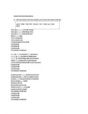 English worksheet: Lonely Lonely by Barış Mano
