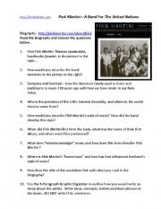 English Worksheet: Pink Martini Questions_CBS Morning Show Interview