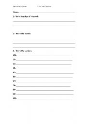 English Worksheet: Topic 4