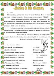 English Worksheet: Spiders in the chimney.