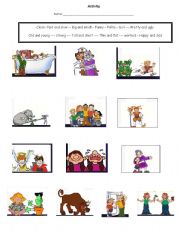 English Worksheet: adjectives