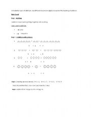 English worksheet: addition