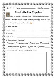 English worksheet: Read together with library rat Sam