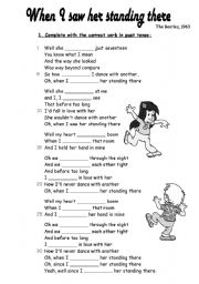 Then I saw her standing there (Beatles) 2 pages