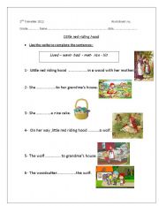 English Worksheet: past tense