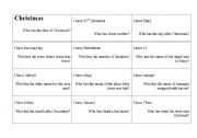 English Worksheet: christmasloopcards
